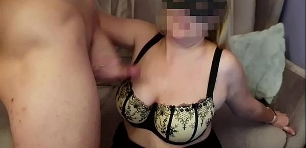  Hot sex doggy style, pussy licking orgasm and cum on bra